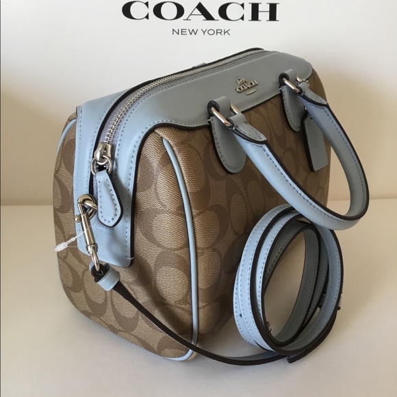 🌷Coach Mini Bennett Satchel In Signature NWT. - Picture 2 of 8